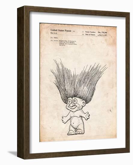 Troll Doll Patent-Cole Borders-Framed Art Print