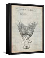 Troll Doll Patent-Cole Borders-Framed Stretched Canvas