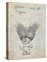 Troll Doll Patent-Cole Borders-Stretched Canvas