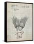 Troll Doll Patent-Cole Borders-Framed Stretched Canvas