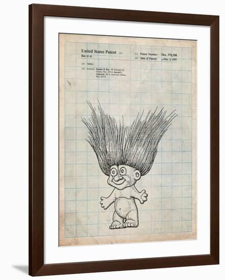 Troll Doll Patent-Cole Borders-Framed Art Print