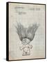Troll Doll Patent-Cole Borders-Framed Stretched Canvas