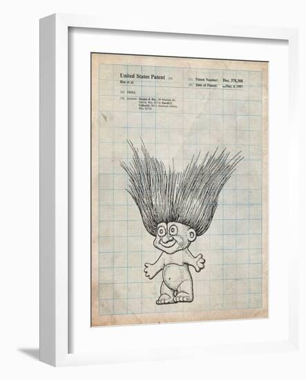 Troll Doll Patent-Cole Borders-Framed Art Print