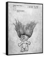 Troll Doll Patent-Cole Borders-Framed Stretched Canvas