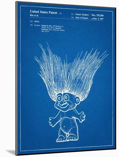 Troll Doll Patent-null-Mounted Art Print