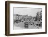 Trolley Cars Driving through Las Vegas-null-Framed Photographic Print