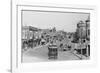 Trolley Cars Driving through Las Vegas-null-Framed Photographic Print