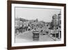 Trolley Cars Driving through Las Vegas-null-Framed Photographic Print