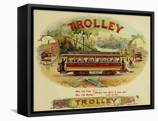 Trolley Cigars-null-Framed Stretched Canvas
