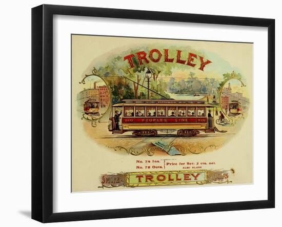 Trolley Cigars-null-Framed Giclee Print