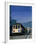 Trolley in Motion, San Francisco, CA-Mitch Diamond-Framed Premium Photographic Print