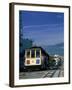 Trolley in Motion, San Francisco, CA-Mitch Diamond-Framed Premium Photographic Print