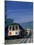 Trolley in Motion, San Francisco, CA-Mitch Diamond-Mounted Premium Photographic Print