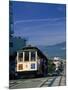 Trolley in Motion, San Francisco, CA-Mitch Diamond-Mounted Premium Photographic Print