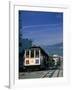 Trolley in Motion, San Francisco, CA-Mitch Diamond-Framed Photographic Print