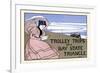 Trolley Trips on a Bay State Triangle-Charles H. Woodbury-Framed Art Print