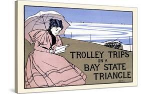 Trolley Trips on a Bay State Triangle-Charles H. Woodbury-Stretched Canvas