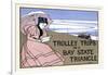 Trolley Trips On A Bay State Triangle-Charles H Woodbury-Framed Art Print