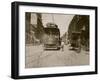 Trolleys and Cars-Lewis Wickes Hine-Framed Photo