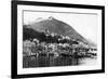 Trolling Fleet and Deer Mountain Ketchikan, AK Photograph - Ketchikan, AK-Lantern Press-Framed Premium Giclee Print