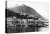 Trolling Fleet and Deer Mountain Ketchikan, AK Photograph - Ketchikan, AK-Lantern Press-Stretched Canvas