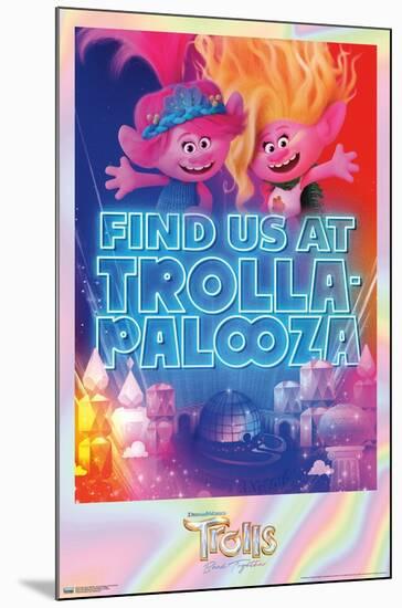 Trolls: Band Together - Viva and Poppy at Trolla-Palooza-Trends International-Mounted Poster
