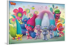 TROLLS - GROUP-null-Framed Poster