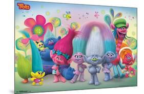 TROLLS - GROUP-null-Mounted Poster