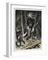 Trolls May be Big But They're Also Thick-Theodor Kittelsen-Framed Photographic Print