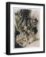 Trolls of Peer Gynt-Arthur Rackham-Framed Art Print