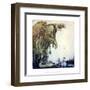 Trolls with People-John Bauer-Framed Art Print