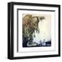 Trolls with People-John Bauer-Framed Art Print