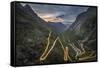 Trollstigen, More og Romsdal county, Norway-ClickAlps-Framed Stretched Canvas