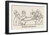 Trombone Shock Absorber-William Heath Robinson-Framed Art Print