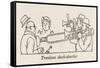 Trombone Shock Absorber-William Heath Robinson-Framed Stretched Canvas