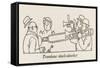 Trombone Shock Absorber-William Heath Robinson-Framed Stretched Canvas