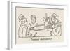 Trombone Shock Absorber-William Heath Robinson-Framed Art Print