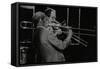 Trombonists Don Lusher and Vic Dickenson Playing at the Capital Radio Jazz Festival-Denis Williams-Framed Stretched Canvas