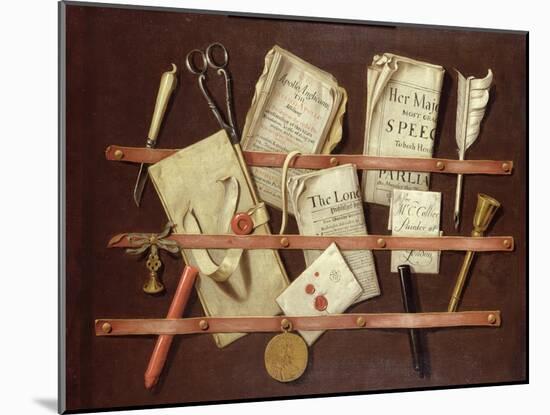 Trompe L'Oeil Composition-Edwaert Collier-Mounted Giclee Print