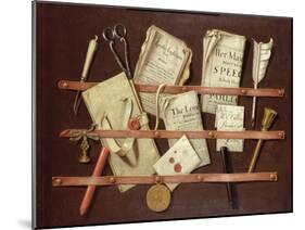 Trompe L'Oeil Composition-Edwaert Collier-Mounted Giclee Print