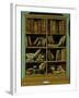 Trompe L'Oeil of a Bookcase, 1710-20-Giuseppe Maria Crespi-Framed Giclee Print