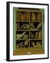 Trompe L'Oeil of a Bookcase, 1710-20-Giuseppe Maria Crespi-Framed Giclee Print