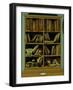 Trompe L'Oeil of a Bookcase, 1710-20-Giuseppe Maria Crespi-Framed Giclee Print