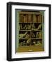 Trompe L'Oeil of a Bookcase, 1710-20-Giuseppe Maria Crespi-Framed Giclee Print