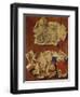 Trompe L'Oeil of a Print of a Shepherd by Simone Cantarini-Domenico Remps-Framed Giclee Print