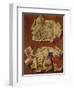 Trompe L'Oeil of a Print of a Shepherd by Simone Cantarini-Domenico Remps-Framed Giclee Print