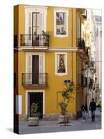 Trompe L'Oeil Paintings on Facades, St. Nicolas Square, Valencia, Spain, Europe-Thouvenin Guy-Stretched Canvas