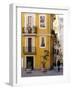 Trompe L'Oeil Paintings on Facades, St. Nicolas Square, Valencia, Spain, Europe-Thouvenin Guy-Framed Photographic Print