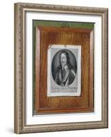 Trompe L'Oeil Still Life of a Print of Charles I-Evert Collier-Framed Giclee Print