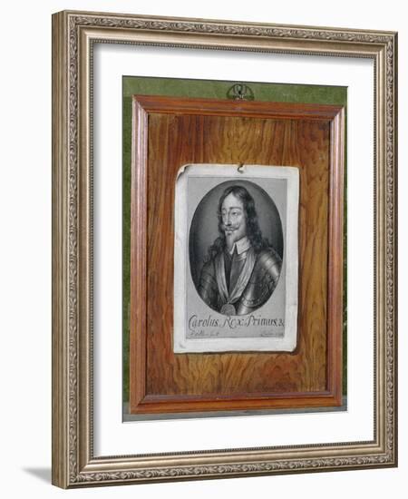 Trompe L'Oeil Still Life of a Print of Charles I-Evert Collier-Framed Giclee Print